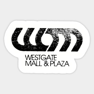 Westgate Mall - Brockton, MA (distressed) Sticker